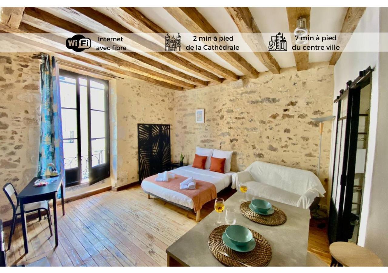 Le Cosy-Chic, 2 Min A Pied Cathedrale , Jacobins Apartment Le Mans Exterior foto